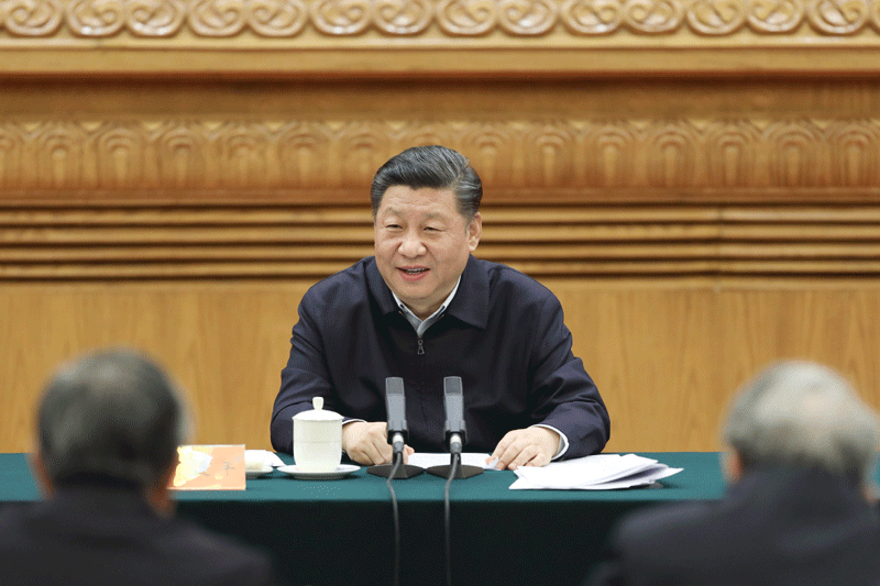 2019年3月18日，習(xí)近平總書記在北京主持召開學(xué)校思想政治理論課教師座談會并發(fā)表重要講話。