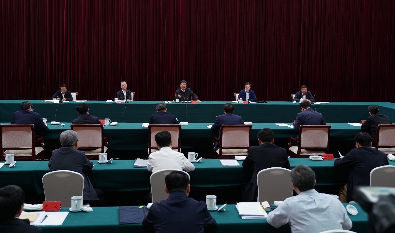 2019年5月20日至22日，中共中央總書(shū)記、國(guó)家主席、中央軍委主席習(xí)近平在江西考察，主持召開(kāi)推動(dòng)中部地區(qū)崛起工作座談會(huì)并發(fā)表重要講話。新華社記者 謝環(huán)馳 攝 