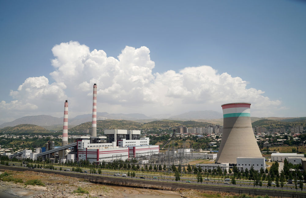 杜尚別2號熱電廠（2024年6月22日攝）。